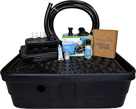 Aquascape Backyard Waterfall Fountain Kit for Landscape and Garden | 83013 Black