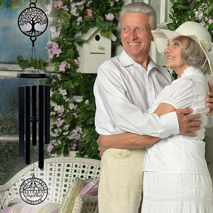 60th Wedding Anniversary Wind Chime Gifts for Parents Couple Husband Wife Friends Keepsake Decoration for Home or Garden