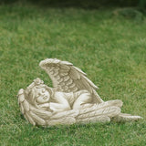 Northlight 16" Sleeping Heavenly Angel Outdoor Garden Statue