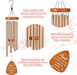 Aunt Wind Chimes for Outside, Gifts for Aunt Windchimes Outdoors for Patio Porch Garden Yard Hanging, Mothers Day Birthday Gifts for Women Aunts from Niece Nephew