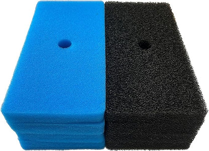 4 Sets Pond Sponge Filter Pads Replacement for Outdoor Pond Water Aquarium Fountain 52231 and 52229, Compare to Part# 871980305528