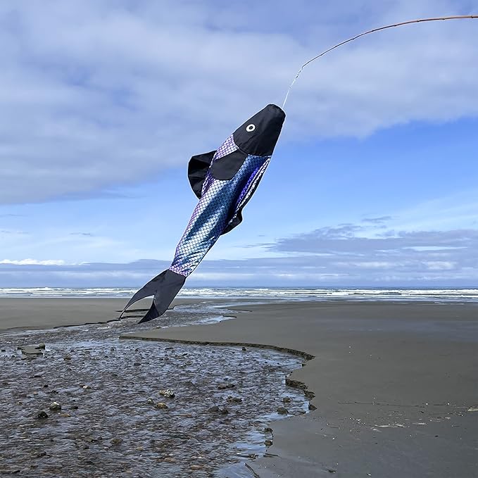 In the Breeze 5127 — Whimsical Fish Windsock, 48"