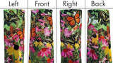 In the Breeze 5271 — Summer Garden 40-inch Illusion Windsock — Vibrant Decor, Embroidered Details, Fully Printed Tails