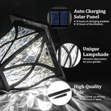 GIGALUMI 6 Pack Solar Lights Outdoor Waterproof, LED Solar Garden Lights, Outdoor Decorations, Garden Decor for Yard, Patio, Landscape, Planter, Walkway (Cold White)