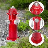 Realistic Resin Fire Hydrant Statue for Potty Training Dogs - Dog Fire Hydrant Pee Post, Weather-Resistant Garden Decor,Outdoor Garden & Lawn Ornament (Only Suitable for Small Dogs;13.1In)