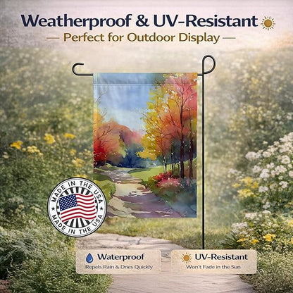 Caroline's Treasures North Carolina Dogwoods in Watercolor Garden Flag Mailbox Flag Decorative Yard Flag Banner Outside Patio Artwork Yard Flower Beds, Garden Size, Multicolor