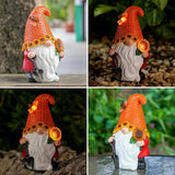 Solar Sunflower Gnome Statue Light, Ideal for Yard, Patio, Lawn and Garden Decor, for Women and Mom