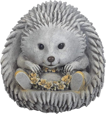 Roman Garden - Hedgehog in Rain Boots Statue, 7.5H, Pudgy Pals Collection, Resin and Stone, Decorative, Garden Gift, Home Outdoor Decor, Durable, Long Lasting