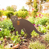 RealSteel Garden Art Cats 3 Pack (2nd Edition) – Metal Cat Yard Stakes & Outdoor Garden Statues – Decorative Lawn & Patio Art for Cat Lovers – Zen Garden & Spring Outdoor Décor – Penny Vein