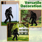 4ft Bigfoot Metal Outdoor Decor Big Foot Sasquatch Gifts for Men/Dad/Women, Chimpanzees Silhouette Statues for Yard Art, Garden, Patio, Backyard, Forests, Lawn Decorations(Classic Style)