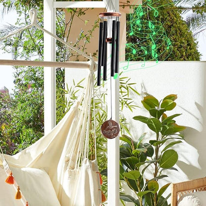 Wind Chimes for Outside - Vintage Hummingbird Deep Tone Wind Chime Patio Porch Balcony Decoration Unique Birthday Gift Ideas for Her, Friends, Coworkers, Colleague