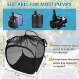 1Pcs Pop Up Pond Filter Bag 7inch Stainless Steel Wire Water Pump Barrier Box Cover Anti-Clogging Sturdy Metal Frame Mesh Media Basket for Water Filter Pump Aquarium Swimming Pool Outdoor Fish Pond