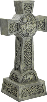 Design Toscano DB25692 Donegal Celtic High Irish Cross Memorial Statue, Single