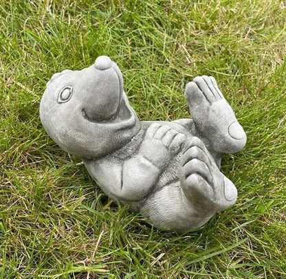 Mole Stone Garden Statue | Outdoor Animal Sculpture Decoration Farm Ornament