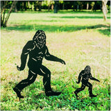 15.8 inch Bigfoot Metal Outdoor Decor Big Foot Sasquatch Gifts for Men Dad Women Bigfoot Silhouette Statues for Outside, Patio, Lawn, Yard Art, Forests, Yard Display, Garden Decorations