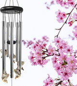 Fish Windchime - Soothing Wind Chimes for Porch or Garden Décor - Ideal Gift for Cabin at The Lake or Beach - 26" L