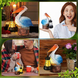 Leinuosen Pelican Garden Decor with Solar Lantern Pelican Solar Light 6.1 Inches/ 15.5 cm Statues for Pool Outside Sculptures & Statues Lights for Lawn Decor Unique Ornament Women Mom Gift