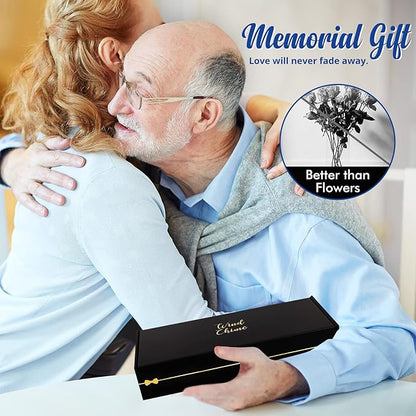 Sympathy Gift Wind Chimes for Outside - Memorial Gifts for Loss of Dad Father Papa, Bereavement Gifts in Memory of a Loved One, Windchimes Outdoors Grief Condolence Remembrance Deep Tone Unique