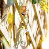 H&D HYALINE & DORA 3 Pack Sun Catcher Crystal Honeycomb Bee Ornaments Crystals Bumblebee Honeycomb with Glass Prisms Decor Garden Suncatcher Window Hanging Gifts for Women,Bee Lovers