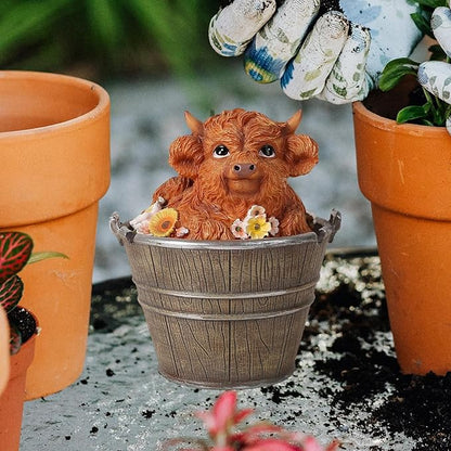 Statue Animal Figurine Creative Unique Collectible Rustic Sculpture Garden Statue for Patio Yard Countryside