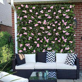 Expandable Fence Privacy Screen for Balcony Patio Outdoor,Decorative Faux Ivy Fencing Panel,Artificial Hedges