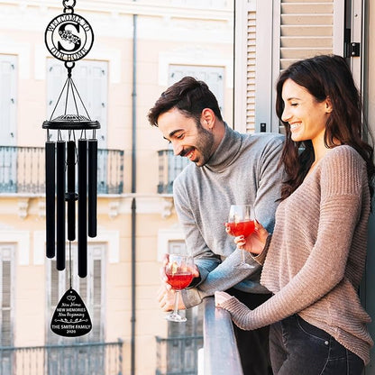 Personalized Housewarming Wind Chimes New Home Gift Custom House Warming Gifts for New Apartment Couple Outdoor Hanging Home Decor Decoration