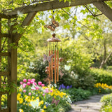 Ukulork Wind Chimes Outdoor Clearance, Butterflies Aluminum Tube Windchime with S Hook,Patio Garden Decor, Housewarming Gift.