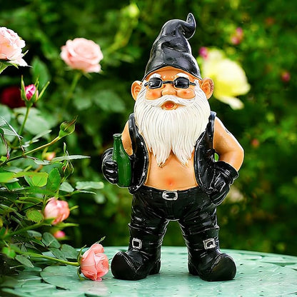Teaeeno Funny Garden Gnomes Statues - Gnome Sculpture Decor, Gnome Gifts Figurines for Women, Best Gifts for Men, Lawn Ornaments for Yard