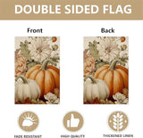 Garden Flags, Garden Flag, Stained Glass Style Pumpkin Maple Leaf Double-Sided Flags for Farmhouse Yard Outdoor Decoration-12 x 18inch (Pumpki7)