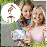 VioraWhite Pelicans Wind Chimes Outdoor Decoration for Women Men Mom Wife Grandma Pelicans Gifts Memorial Metal Wind Chimes for Outside Indoors, Lawn, Patio, Home, Porch, Garden, Yard Decor