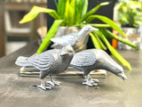 NACH Cast Iron Crow Statue, Head Down Raven, Large Garden Statues, Crow Garden Sculpture, Bird Figurines Home Decor, Raven Decor, Antique Metal Bird Statue, 10 x 3.5 x 6 inches, JS-90-7117AM