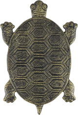 MDLUU Turtle Stepping Stone, Cast Iron Flagstone, Decorative Tortoise Stepping Stone for Garden Walkway, Flower Bed (Bronze)