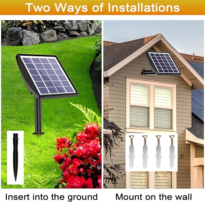 RGB Solar Pond Lights LED Underwater, 13 Lighting Modes Submersible Pond Lights, Smart Auto ON/Off Color Changing Landscape Spotlights with IP68 Waterproof for Outdoor Ponds Garden Patio Decor