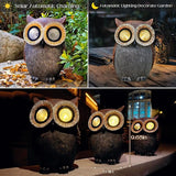 DKJOCKY Owl Gifts for Women, Solar Owl Decorations for Yard, Garden Oranments Outdoor Gardening Gifts for Mom Women Grandma Wife