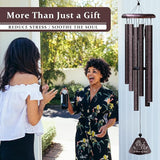 Housewarming Gifts for New Home, Home Sweet Home Gifts 32" Wind Chimes for Outside, Best Homeowner Moving Away Gift for Homewarming, New Apartment House Warming Ideas for Couple Windchimes