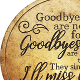 Spoontiques - Garden Décor - Goodbyes Stepping Stone - Decorative Stone for Garden