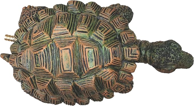 Handmade Turtle Pond Spitter - Resin Water Aerator for Garden & Koi Ponds