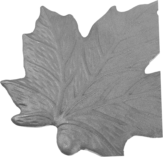 Totority 1.35kg Stepping Stone Maple Decor Iron Lawn Ornament for Garden Pathway Lightweight Portable Design for Outdoor Landscaping and Home Decoration