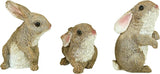 Design Toscano The Bunny Den, Garden Rabbit Statue: Set of Six