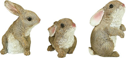 Design Toscano The Bunny Den, Garden Rabbit Statue: Set of Six