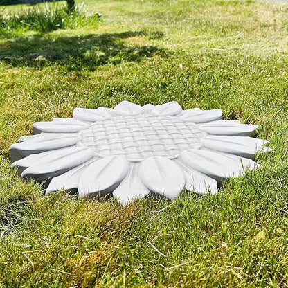 AUTUMN Sunflower Durable Stepping Stone Mold, Concrete Cement Mold, Stepping Stones for Garden Walkway, DIY Walkway Stepping Stones, Flower Statue for Garden, Flower Garden Decor Mold