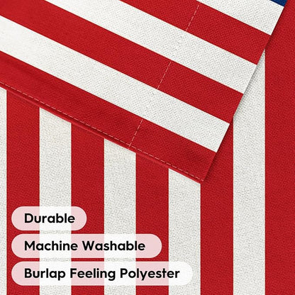 AVOIN colorlife 4th of July Patriotic Memorial Day Garden Flag 12x18 Inch Double Sided Outside, American Stars and Stripes Yard Outdoor Decoration