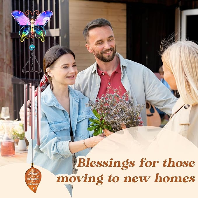 New Home Gift Ideas, Housewarming Wind Chime, House Warming Gifts New Home Family, Housewarming Gifts for Women, Men, Couple, Homeowner, Friends, Best House Warming Gift 2025