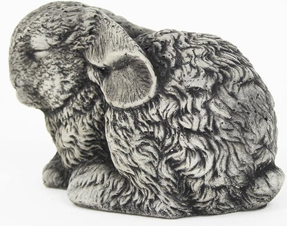 Sleeping Bunny Concrete Garden Statue Cement Animal Figure Cast Stone Bunny Figurine Garden Sculpture Art Decorative Easter Rabbits