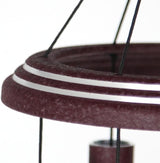 Arabesque by Wind River - 36 inch Garnet Wind Chime for Patio, Backyard, Garden, and Outdoor décor (Aluminum Chime) Made in The USA