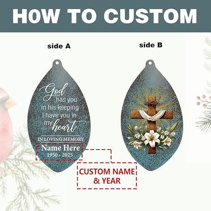 ASTARIN Wind Chimes for Loss of Loved One, Sympathy Gifts Wind Chime for Loss, Personalized Sympathy Windchimes in Memory of Mom/Dad, Memorial Gifts for Bereavement Condolences(Produced in USA)