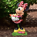 Disney Minnie Holding Flowers Everyday Outdoor Garden Statue, 14 inches Tall, Officially Licensed Disney Product…