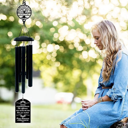 Personalized Retirement Wind Chime, Personalized Thank You Gifts, Custom Retirement Gift,Retirement Gift Ideas