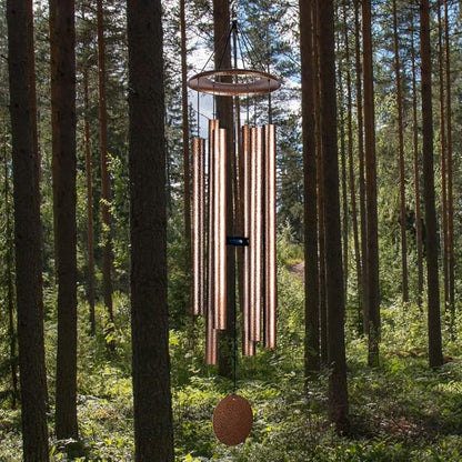 50 Inch Aluminum Wind Chimes Large Outdoor Memorial Hanging Wind Chime with Deep Church Bell Sound Heavy Duty 3.6mm Thick Tubes for Garden Porch, Patio Yard and Home Decor Taiwan Made