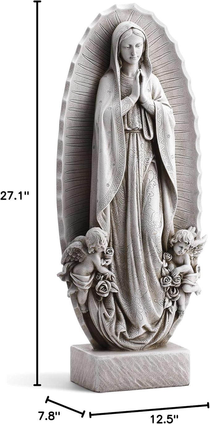 23.5" Our Lady of Guadalupe Garden Statue